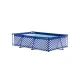 Pool mit Konstruktion Elegance Luxe Dark Blue White Tiles 260x160x65 cm