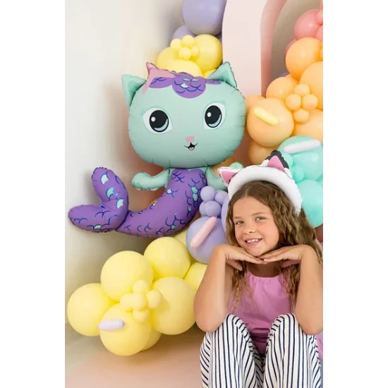 Funkelnde Geburtstagsdekorationen mit Gabby's Dollhouse