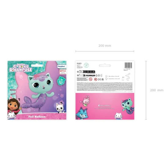 Funkelnde Geburtstagsdekorationen mit Gabby's Dollhouse