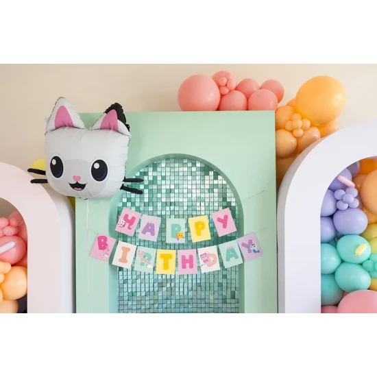 Süße Gabby's Dollhouse Dekoration für Partys und Feiern