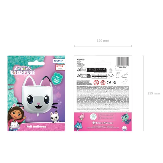 Süße Gabby's Dollhouse Dekoration für Partys und Feiern