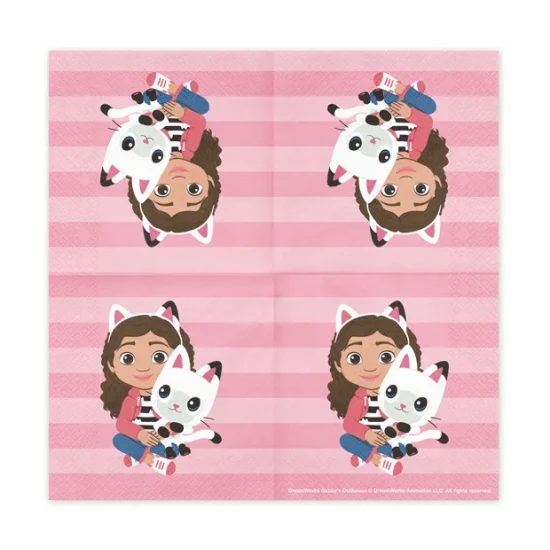 Funkelnde Geburtstagsdekorationen mit Gabby's Dollhouse