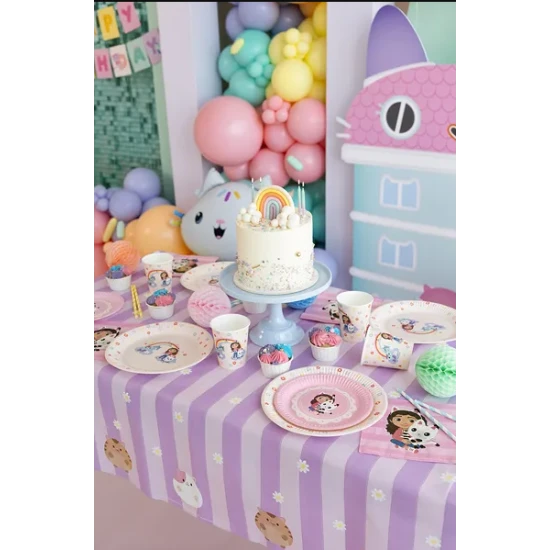 Gabby's Dollhouse Pappteller mit buntem Motiv