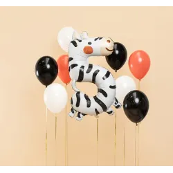 Ballon Nummer 5 Zebra