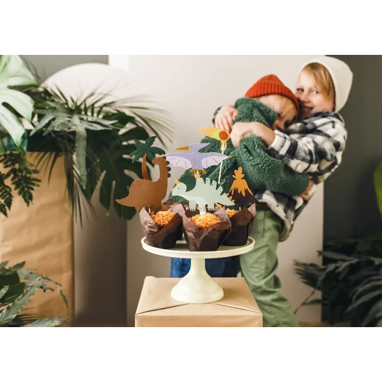 Dinosaurier-Cupcakes werden Ihre Party aufheitern!