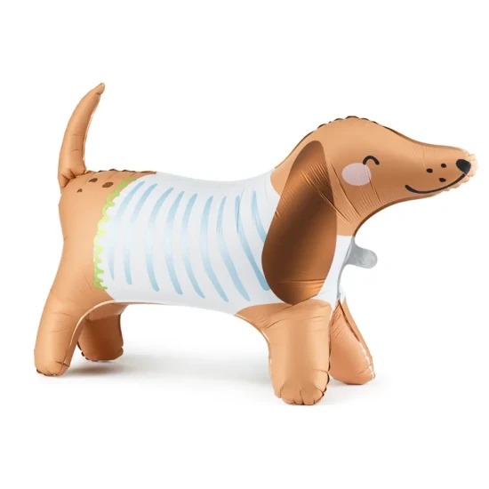 Dackel Folienballon als Dekoration für ein Kinderfest