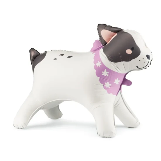 Bulldoggen-Folienballon als Dekoration für eine Kinderparty