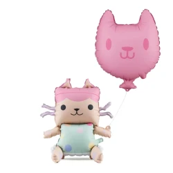 Baby Cat Ballon 43x46 cm und 35x37 cm