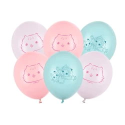 Gabby's Puppenhausballons 6 Stück 27 cm
