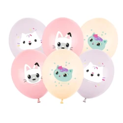 Gabby's Puppenhausballons 6 Stück 30 cm