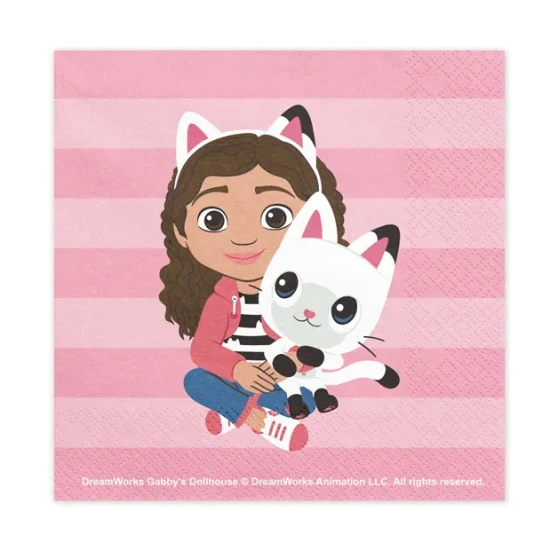 Funkelnde Geburtstagsdekorationen mit Gabby's Dollhouse