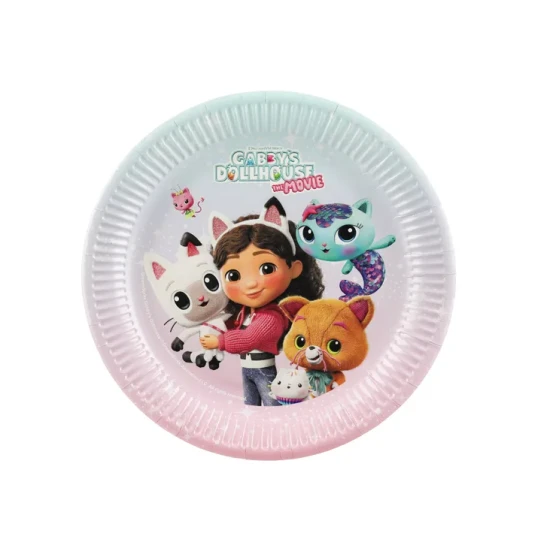 Funkelnde Geburtstagsdekorationen mit Gabby's Dollhouse