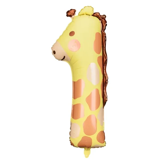 Ballon Nummer 1 Giraffe