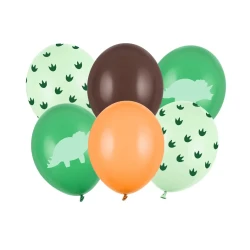 Luftballons Dinosaurier 6 Stk