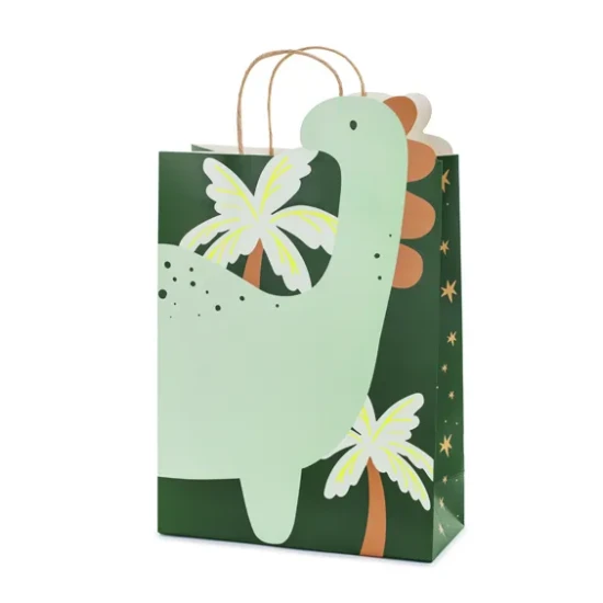 Beschenken Sie Ihre Kinder mit Stil mit der Dinosaurus-Geschenktüte!