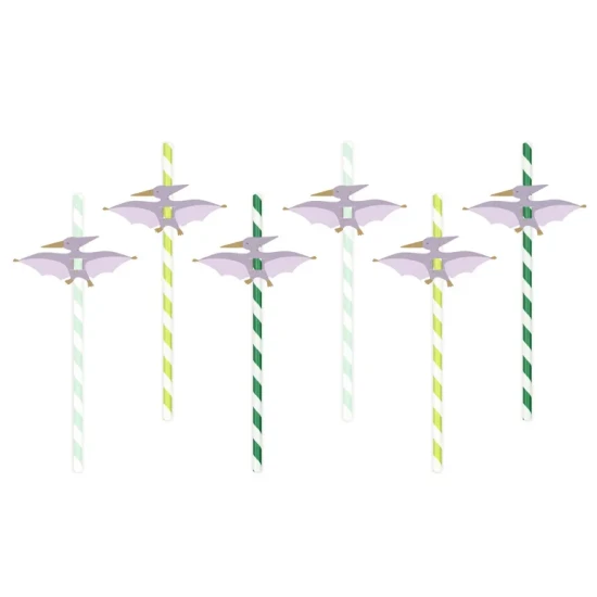 Dinosaurier-Strohhalme sind ein toller Begleiter für Kinder beim Trinken ihrer Lieblingsgetränke.