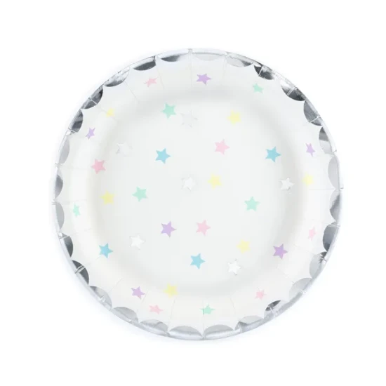 Teller mit Sternenmotiv passend zu jeder Geburtstagsfeier.
