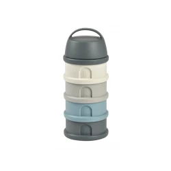 Set Aufbewahrungsdosen für Milchpulver / Snacks Mineral Grey / Blue