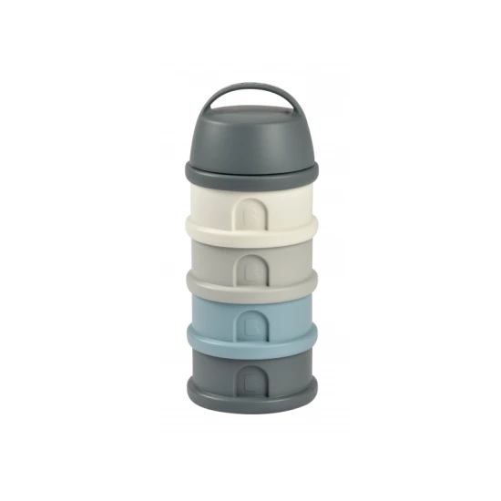 Set Aufbewahrungsdosen für Milchpulver / Snacks Mineral Grey / Blue – Béaba