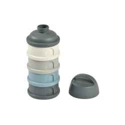 Set Aufbewahrungsdosen für Milchpulver / Snacks Mineral Grey / Blue