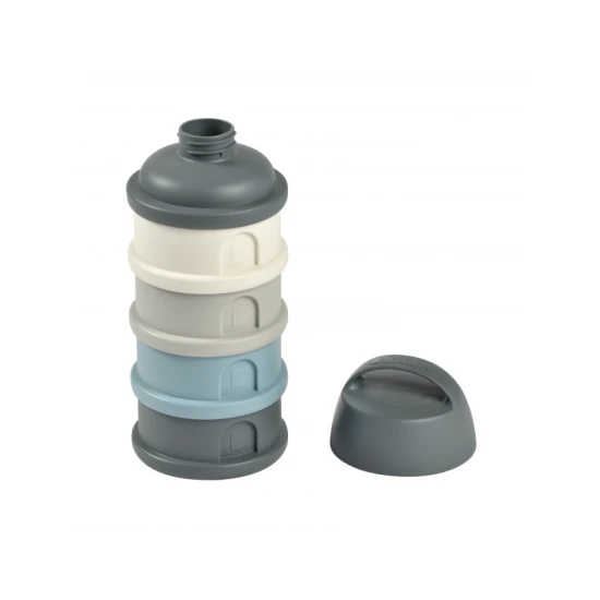 Set Aufbewahrungsdosen für Milchpulver / Snacks Mineral Grey / Blue – Béaba