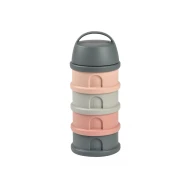 Set Aufbewahrungsdosen für Milchpulver / Snacks Mineral Grey / Pink