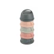 Set Aufbewahrungsdosen für Milchpulver / Snacks Mineral Grey / Pink – Béaba