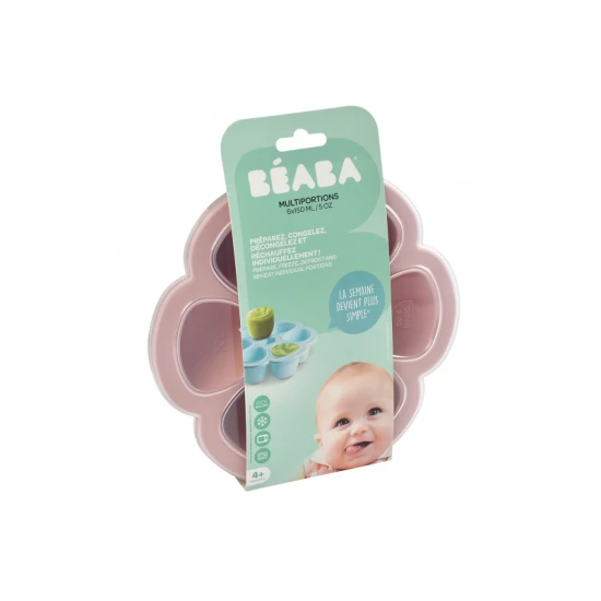 Multi-Portionierer für Nahrung 6x 150ml Old Pink – Béaba