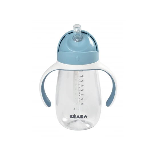 Becher mit Strohhalm 300ml Windy Blue – Béaba