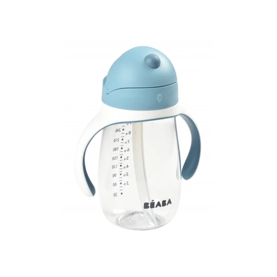 Becher mit Strohhalm 300ml Windy Blue – Béaba