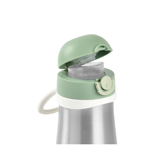 Thermobecher aus Edelstahl 350ml Sage Green – Béaba