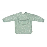 Lätzchen 2-in-1 mit abnehmbaren Ärmeln Sage Green