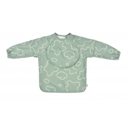 Lätzchen 2-in-1 mit abnehmbaren Ärmeln Sage Green