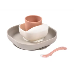 Silikon-Essset 4-teilig Terracotta / Gazelle