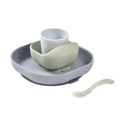 Silikon-Essset 4-teilig Pebble