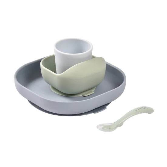 Silikon-Essset 4-teilig Pebble – Béaba