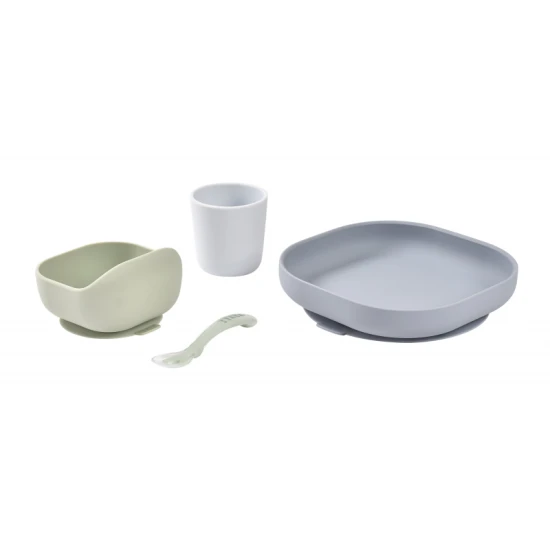 Silikon-Essset 4-teilig Pebble – Béaba