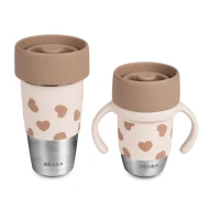 Edelstahlbecher 2er-Set Mini & Me BigLove Edelstahlbecher 2er-Set Mini & Me BigLove