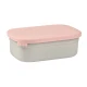 Edelstahl-Snackbox Velvet Grey / Dusty Rose – Béaba