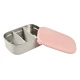 Edelstahl-Snackbox Velvet Grey / Dusty Rose – Béaba