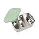 Edelstahl-Snackbox Velvet Grey / Sage Green – Béaba