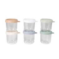 Glasbehälter für Babynahrung 6x 250 ml Natural Glasbehälter für Babynahrung 6x 250 ml Natural