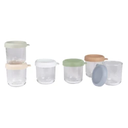 Glasbehälter für Babynahrung 6x 250 ml Natural Glasbehälter für Babynahrung 6x 250 ml Natural