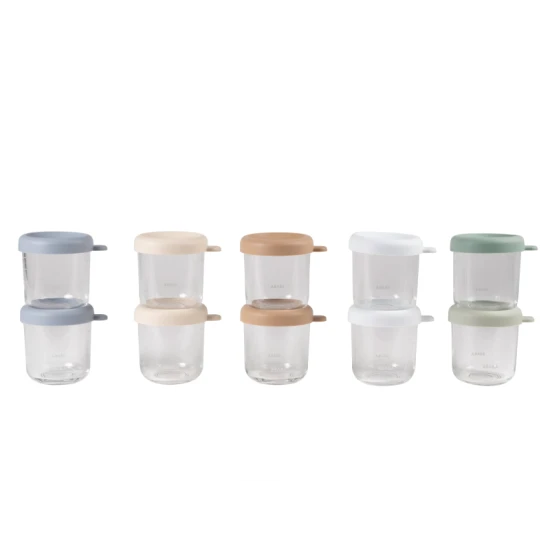 Glasbehälter für Babynahrung 10x 250 ml Natural Beaba Glasbehälter für Babynahrung 10x 250 ml Natural