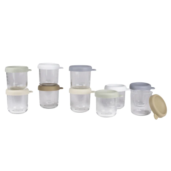 Glasbehälter für Babynahrung 10x 250 ml Natural Beaba Glasbehälter für Babynahrung 10x 250 ml Natural