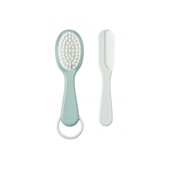 Baby-Bürste und Kamm Green Blue – Béaba