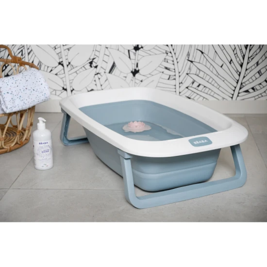 Faltbare Babybadewanne Eazy Pop Baltic Blue – Béaba
