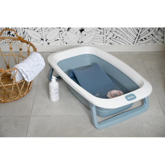 Faltbare Babybadewanne Eazy Pop Baltic Blue – Béaba