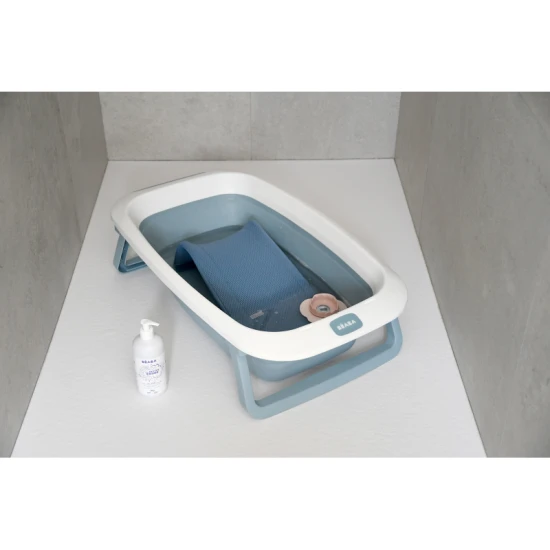 Faltbare Babybadewanne Eazy Pop Baltic Blue – Béaba