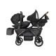 Helios Zwillingskinderwagen Mineral Graphite – BebeConfort 1815153210BC
